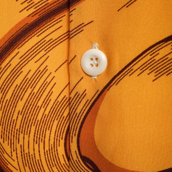 Sandro 2022 Yellow Cactus Graphic Printed Shirt - Picture 7 of 10